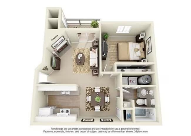 1X1MP G107 floor plan
