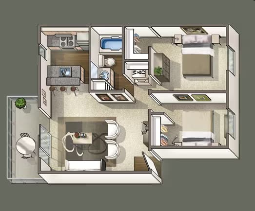 2x1 A-04 floor plan