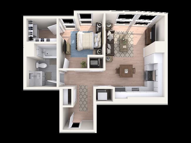 B1.1 1374 floor plan