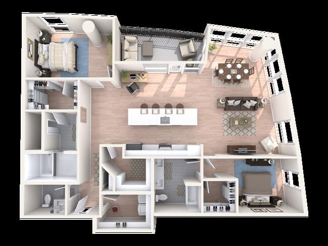PH.1 1478 floor plan