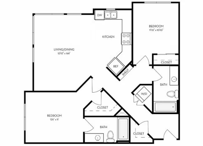 C1 306 floor plan