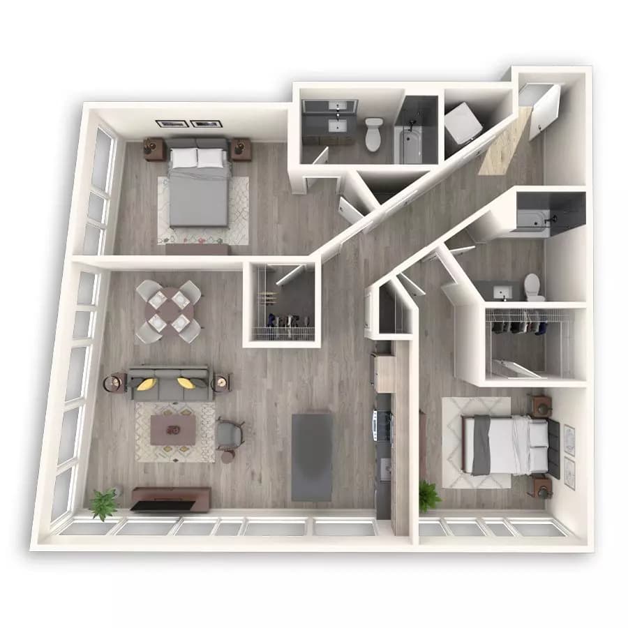 Queen Anne 1012 floor plan