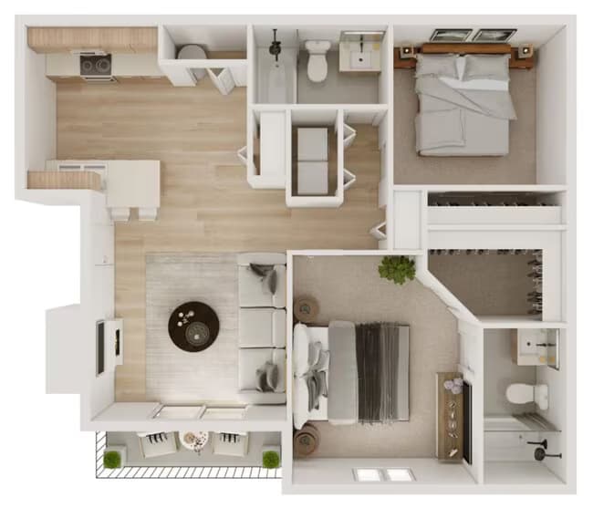 2x2 3878-203 floor plan