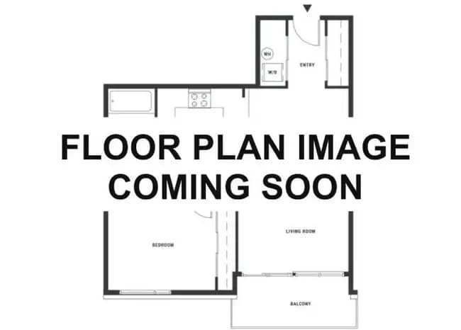 1 Bed 1 Bath with Den 307 floor plan