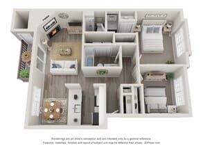 Residence 2 06-102 floor plan