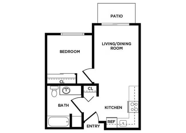 A1 2-306 floor plan