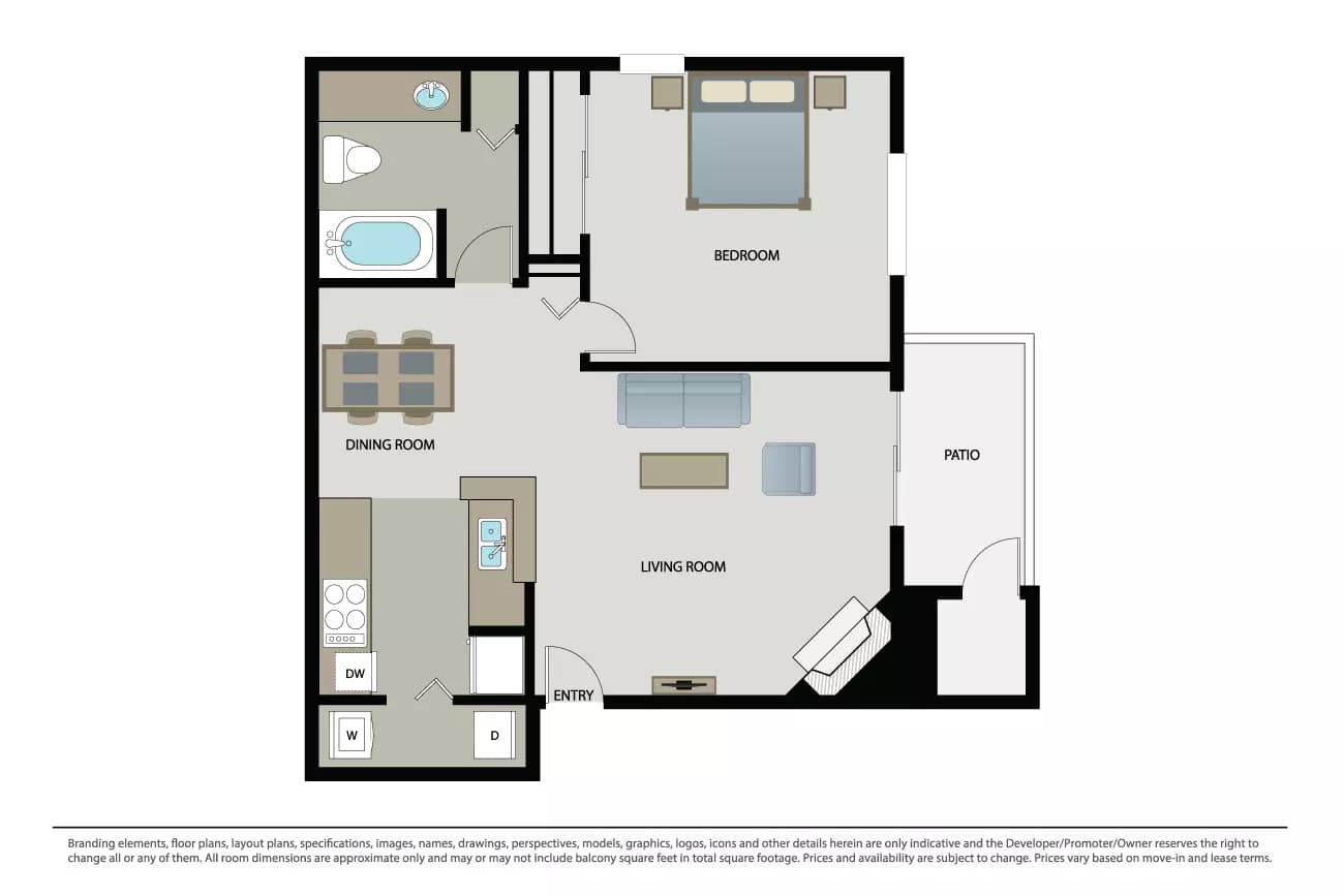 Plan 1A 01C206 floor plan