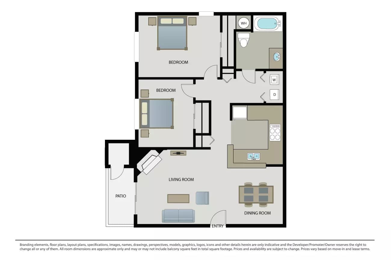 Plan 2A 01M304 floor plan