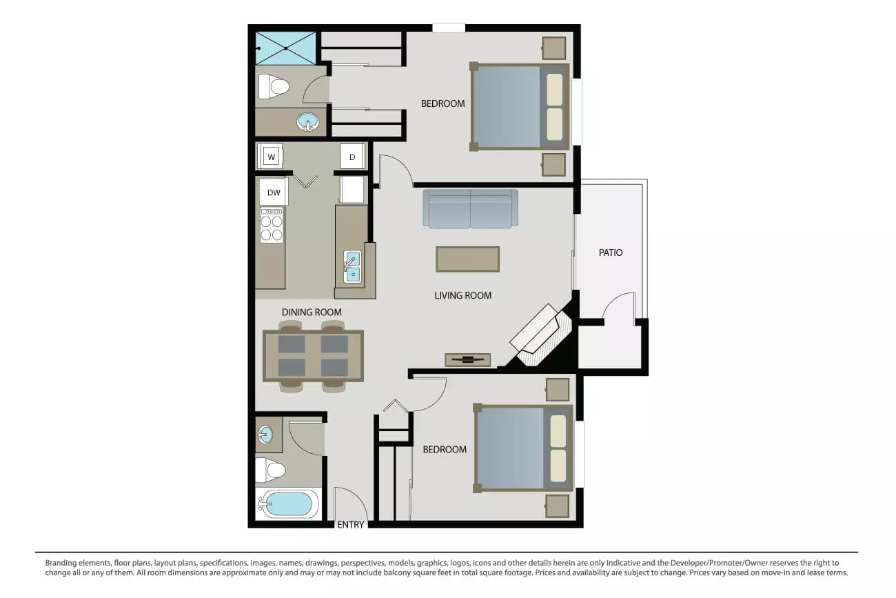 Plan 2D 01D107 floor plan