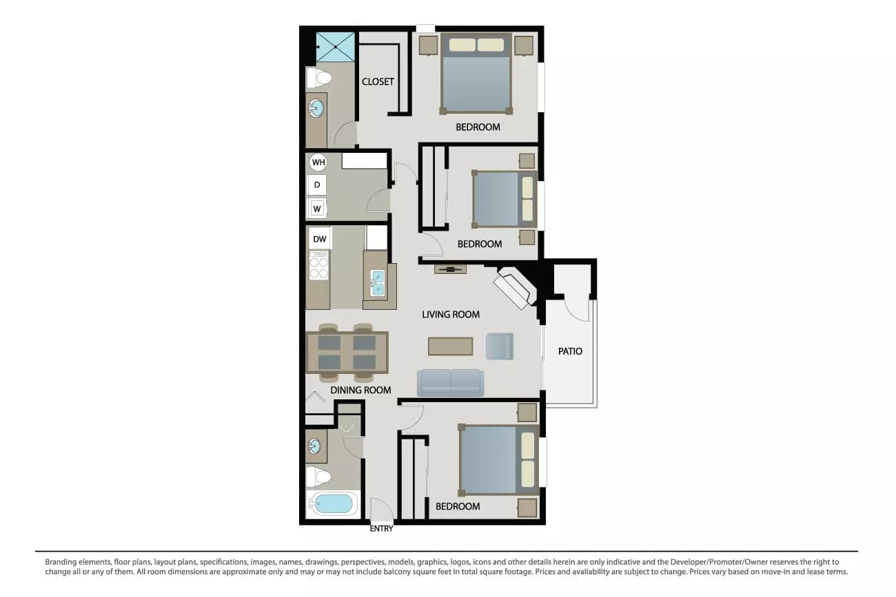 Plan 3A 01N302 floor plan