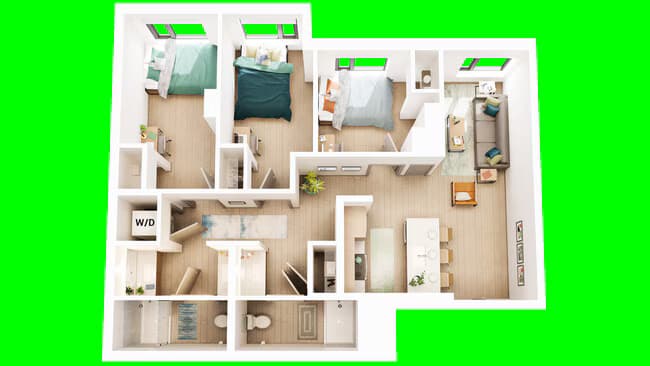 C3 Private floor plan