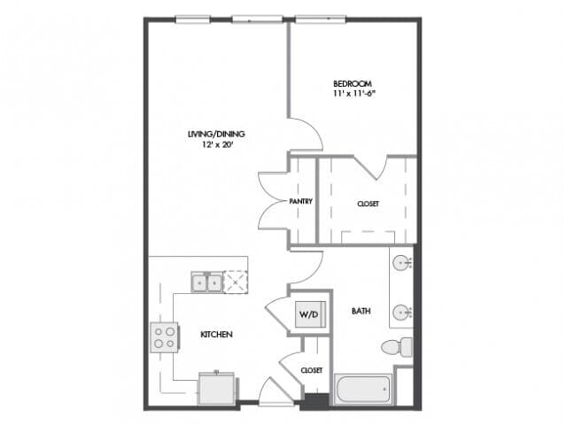 A4D 1-407 floor plan