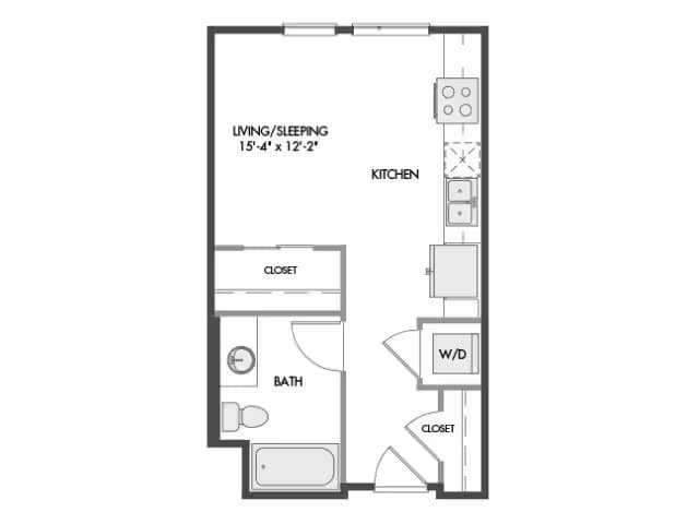 E1 1-232 floor plan