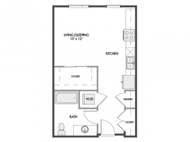 E2 1-211 floor plan