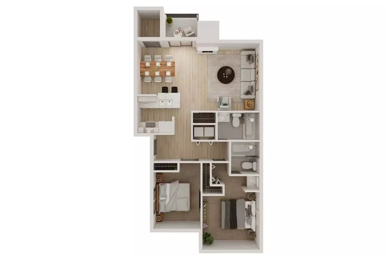 254 2X2 M E201 floor plan