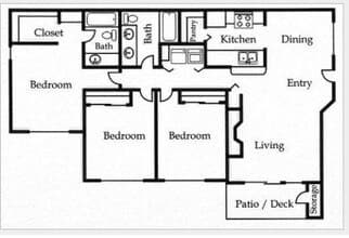 Olympic G101 floor plan