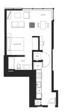 Studio 0706 floor plan