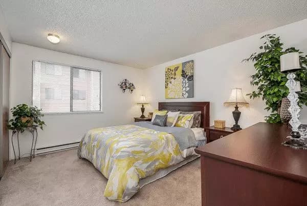 2 Bedroom 1 Bath E206 floor plan