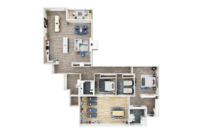 Penthouse B 1803 floor plan