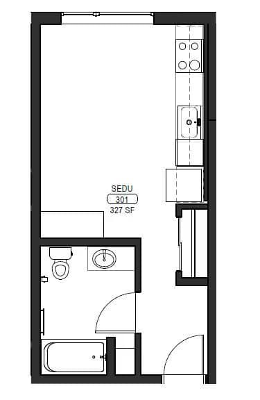 Maddux Studio A Type 2807-416 floor plan
