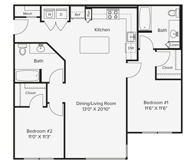 B1-1091 00F-F104 floor plan