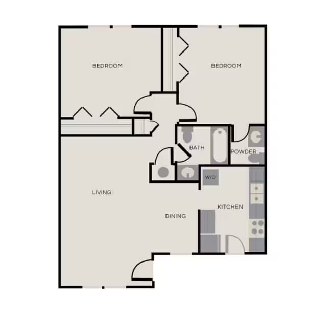 2x1.5 B217 floor plan
