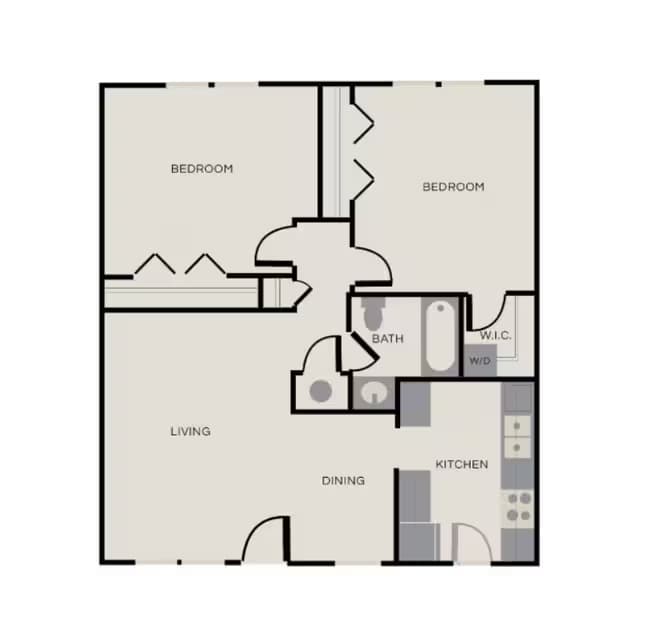 2x1.5 Townhome F246 floor plan