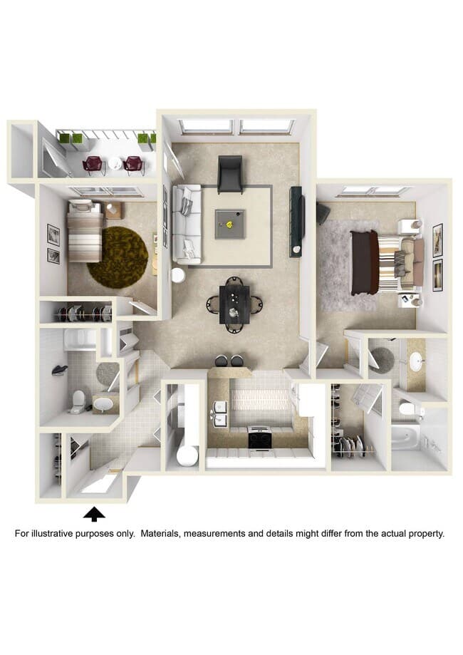 Cypress B-206 floor plan