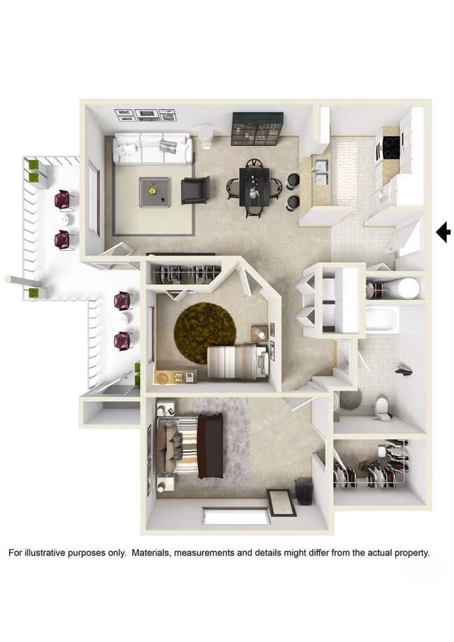 Madrona E-301 floor plan