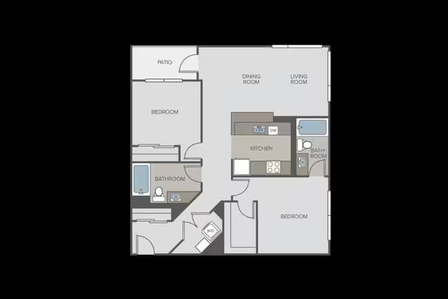 Unit A210 A210 floor plan