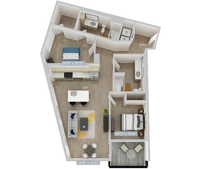 B12 850 floor plan