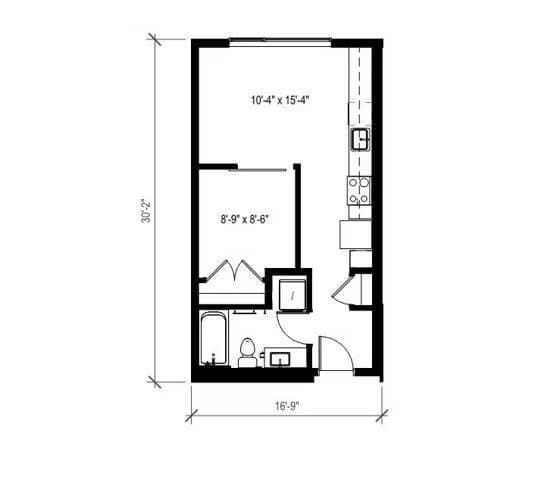 Open One - 477 613 floor plan