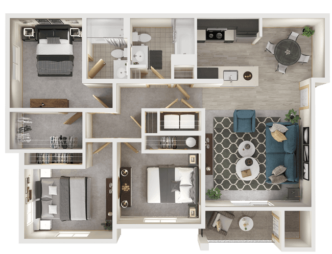Meridian G401 floor plan