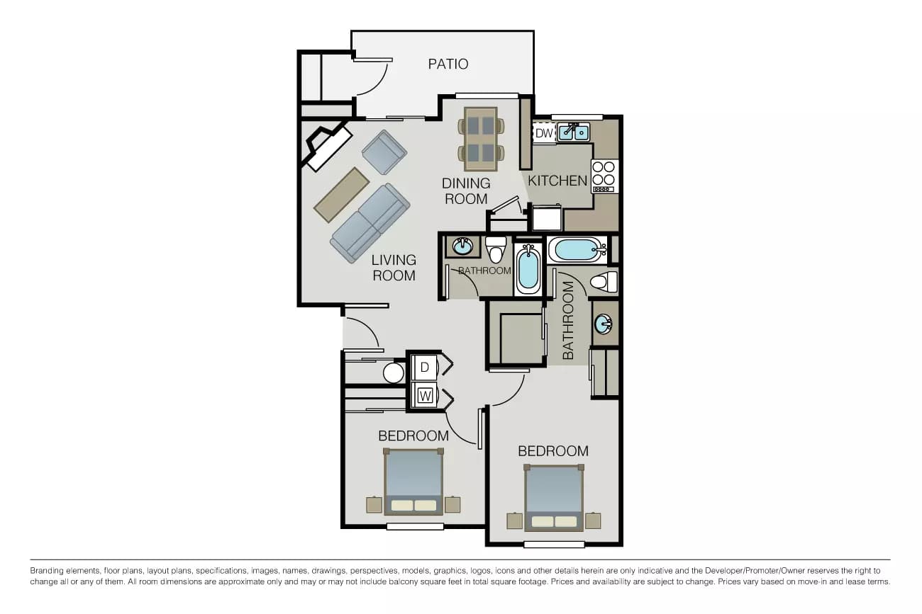 Unit J105 J105 floor plan