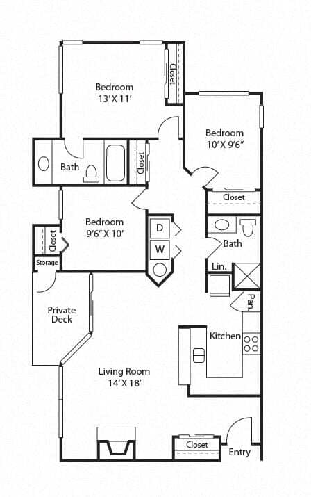 C1 - Heron C-305 floor plan