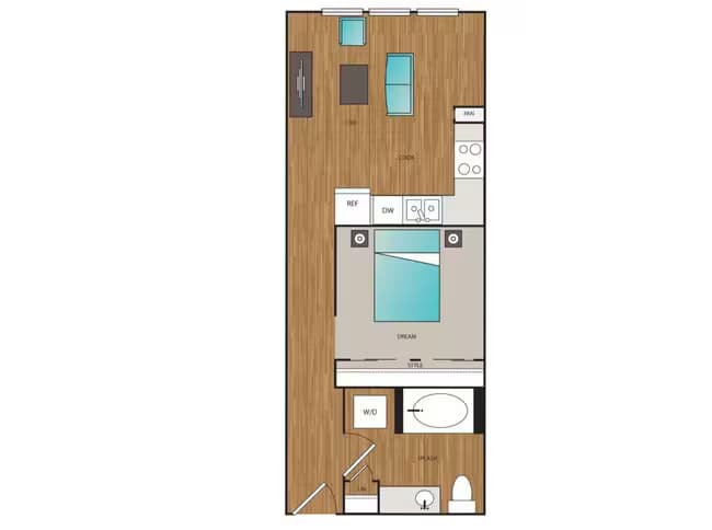 Studio C 341 floor plan