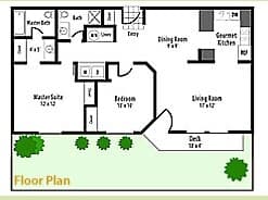 2x2 208 floor plan