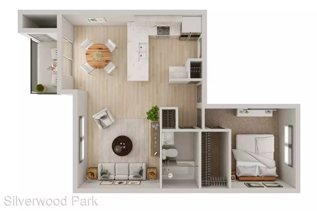 201 1X1 T 101 floor plan