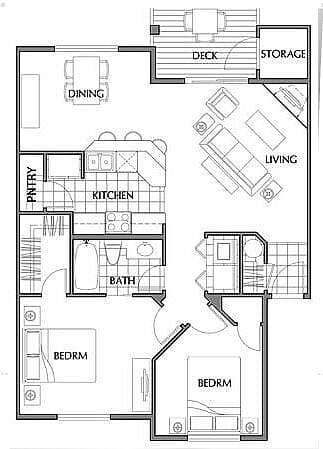 Mulberry D-130 floor plan