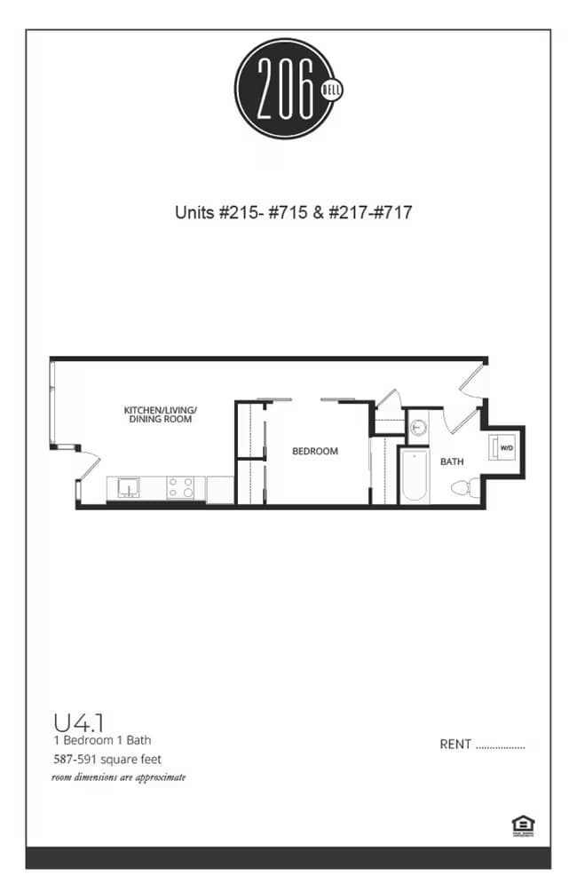Unit 416 416 floor plan
