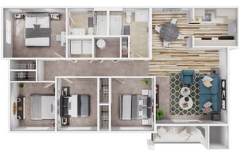 Rainier C403 floor plan