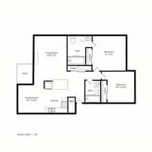 B2 Classic G201 floor plan