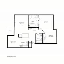 B2 Renovated F101 floor plan