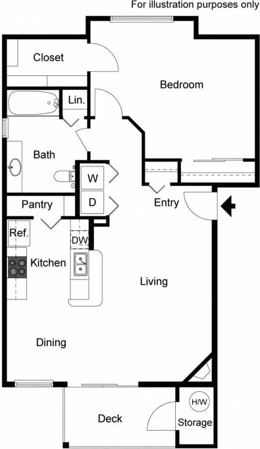 Adams F205 floor plan