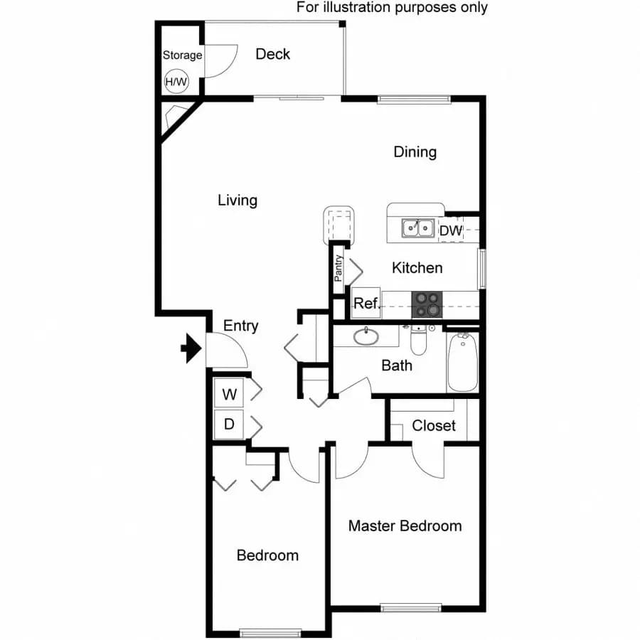 Madison B102 floor plan