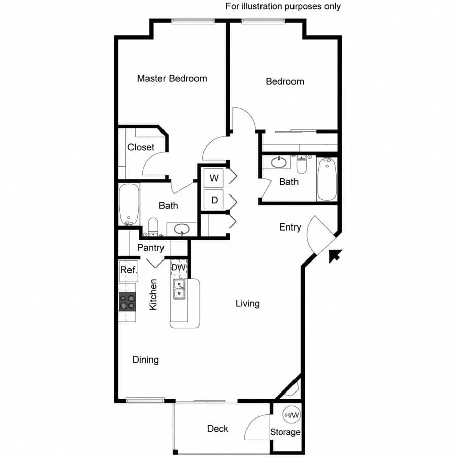 Jackson E305 floor plan