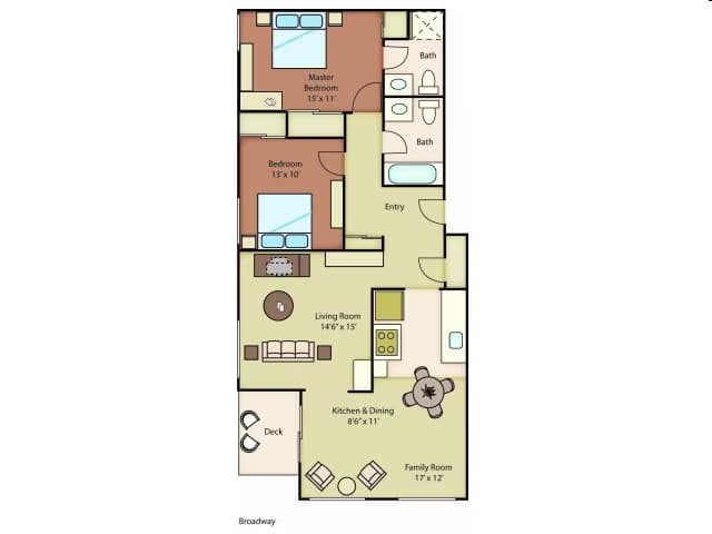 Standard Broadway 345 floor plan