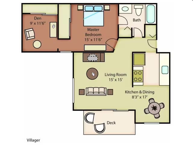 Standard Villager 338 floor plan
