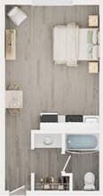 Studio 311 floor plan