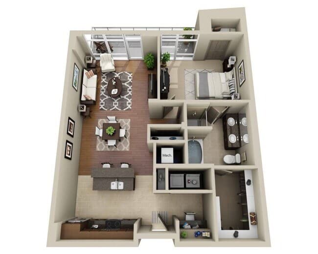 Floorplan E 1108 floor plan